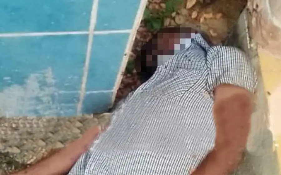 Cuerpo sin vida en panteón
