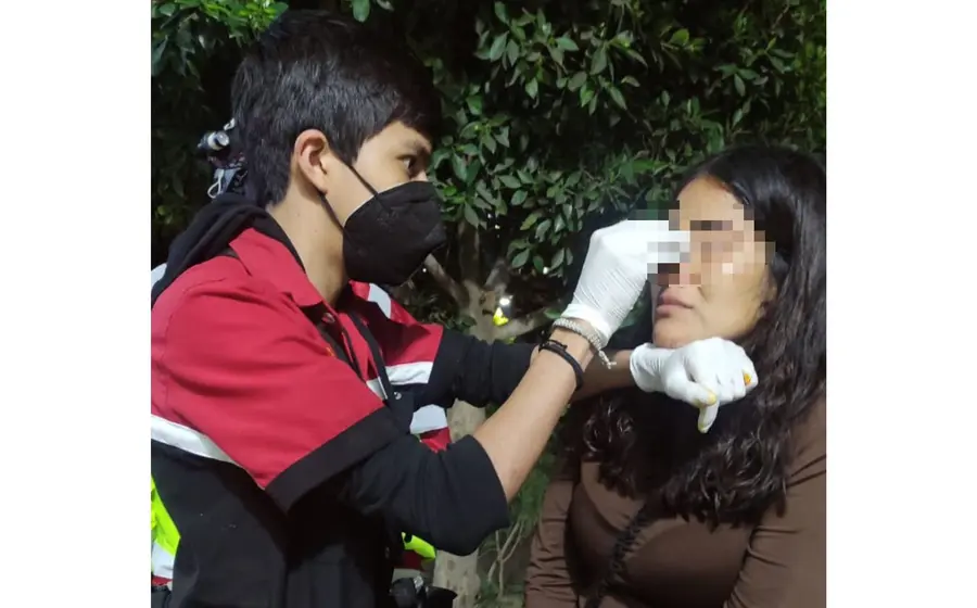 Mujer golpeada por su pareja