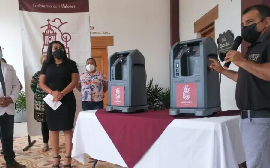 Contenedores de oxígeno para pacientes con COVID-19