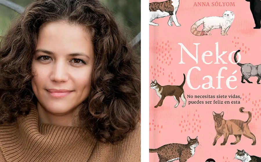 La escritora Anna Sólyom nació en Budapest, pero reside en Barcelona.