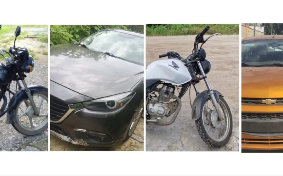 Motos y vehículos recuperados