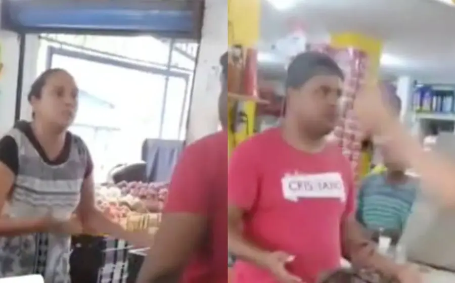 Intenta llevar despensa sin pagar