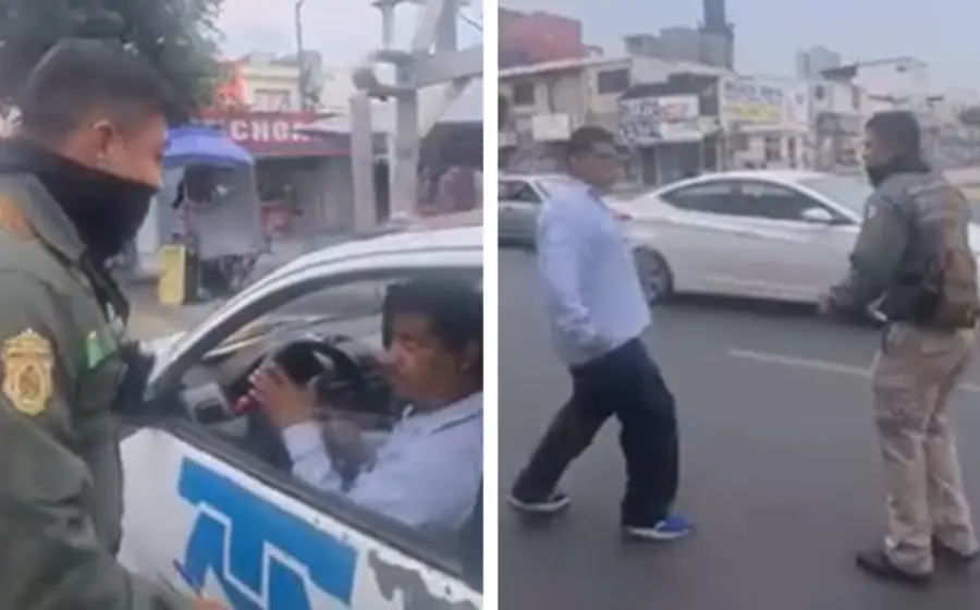 Golpean a agente de movilidad