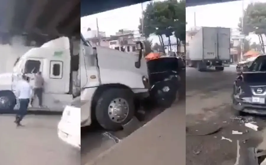 Choque de tráiler
