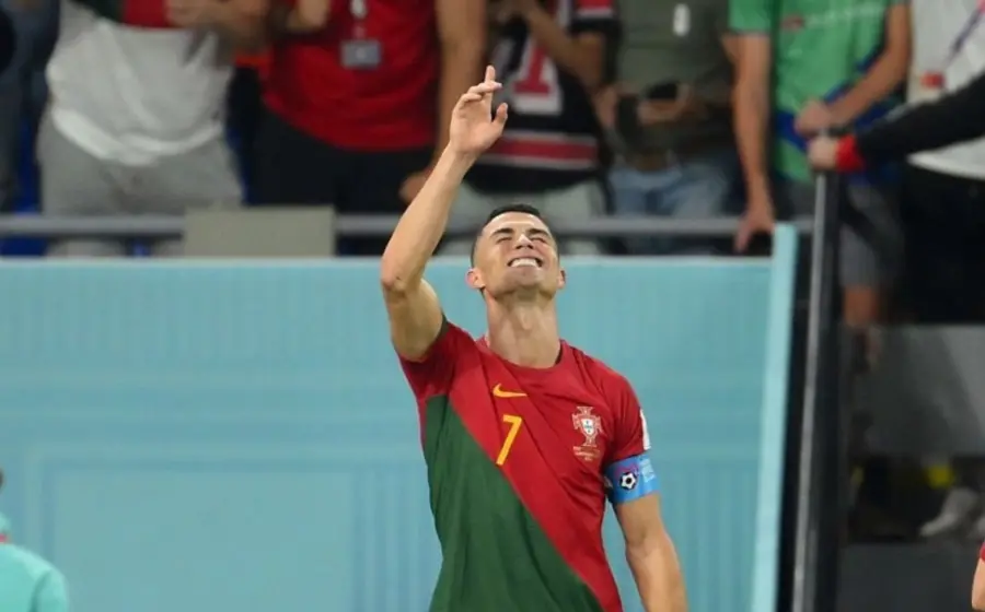 Cristiano Ronaldo fue suplente buena parte del juego e ingresó al partido en el minuto 73.