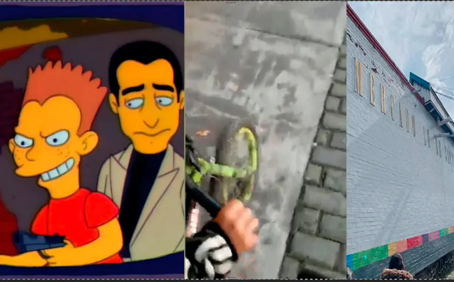 En el material un joven graba cómo es interceptado por el menor a bordo de una bicicleta, presuntamente su vecino, y con amenazas le exige su teléfono celular y el resto de sus artículos, además que asegura tener un @rma blanca.
