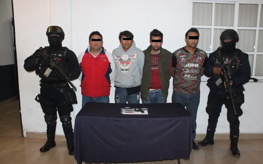 Sujetos detenidos