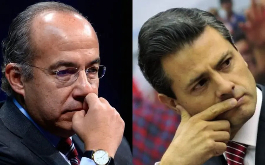 Felipe Calderón y Enrique Peña Nieto