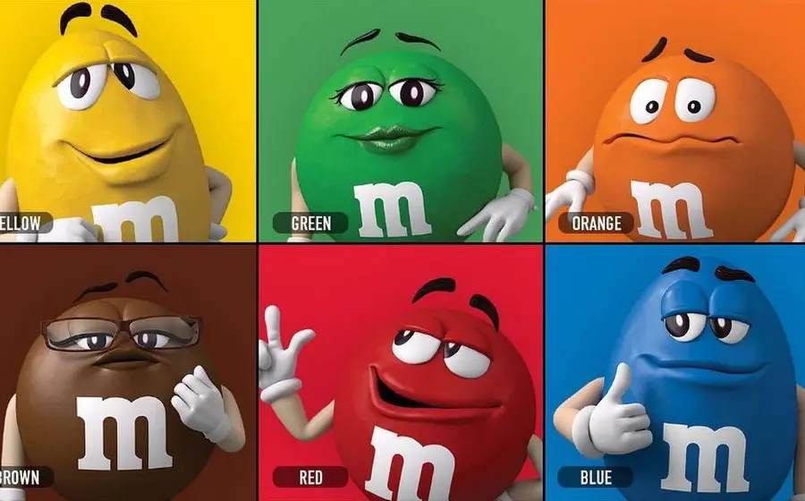 personajes-de-chocolates-de-colores