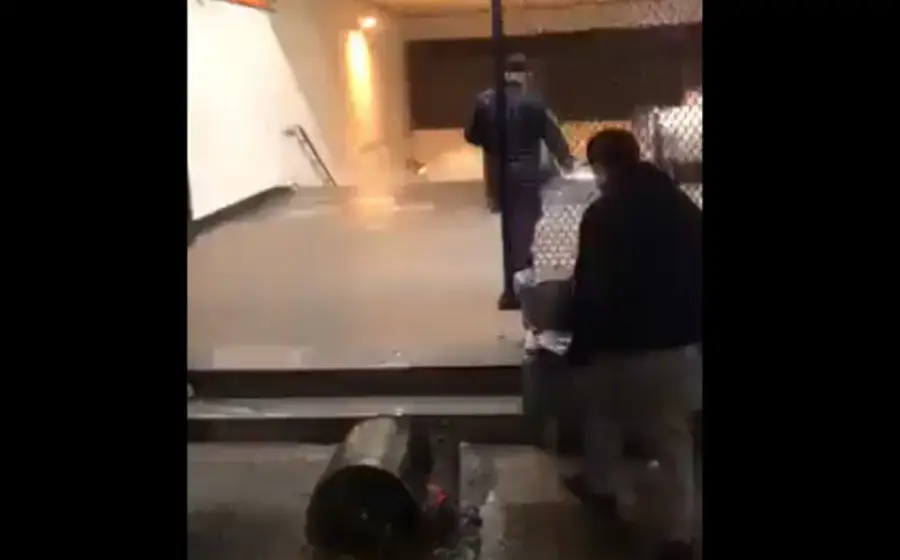 El tamalero reiteró que no fue agredido ni molestado por el elemento policiaco.