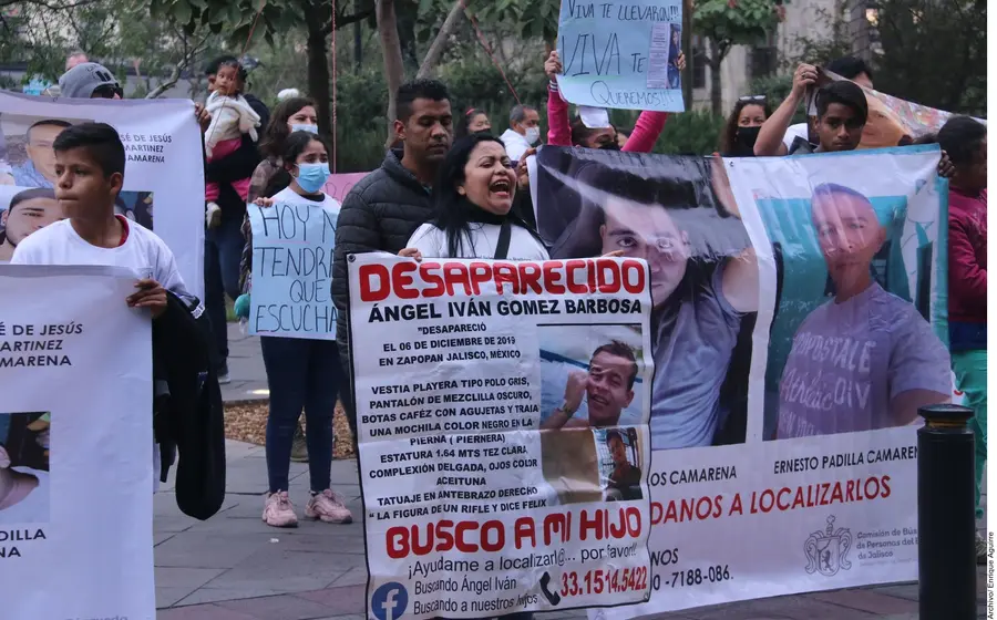 Protesta por desaparecidos