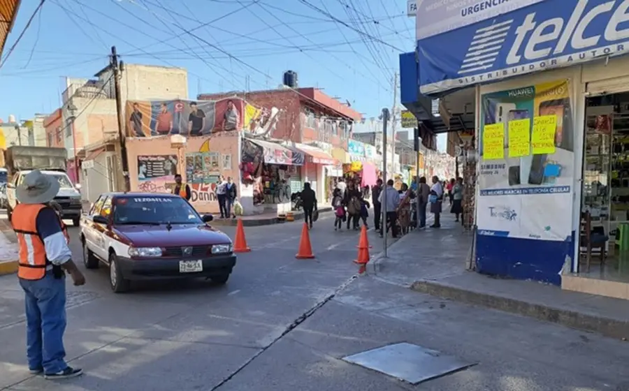 Calle en Huajaupan