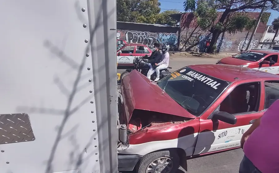 Taxi chocado