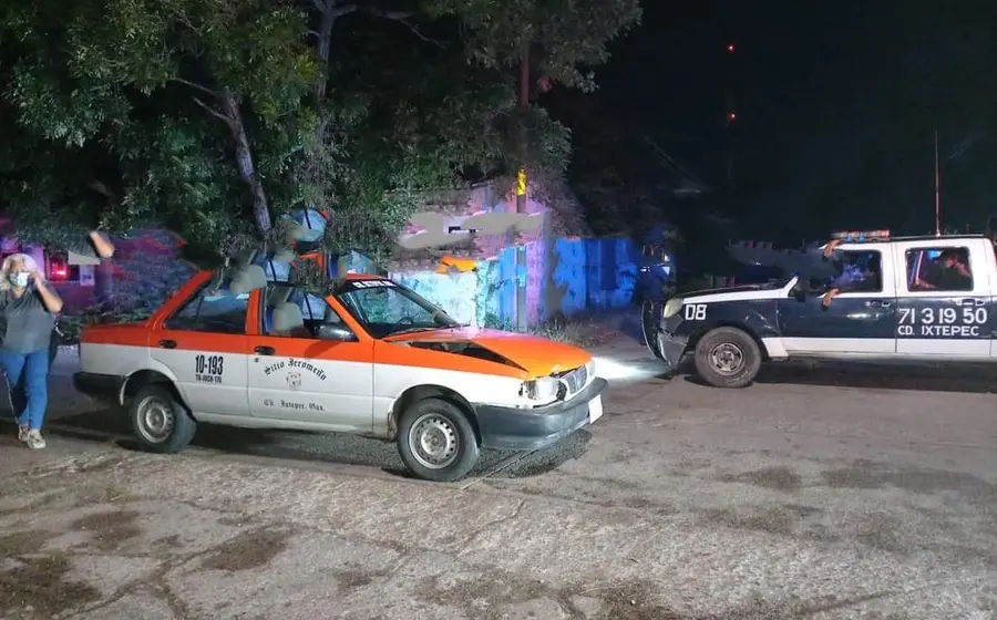 Taxi chocado