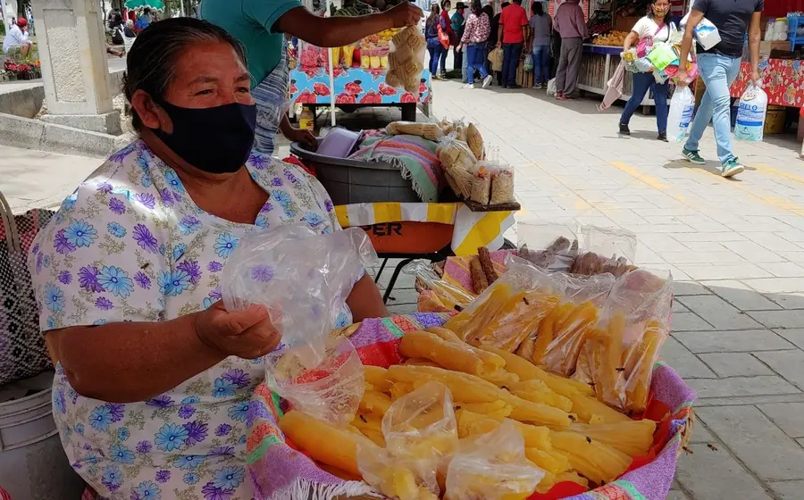 Vendedora ambulante