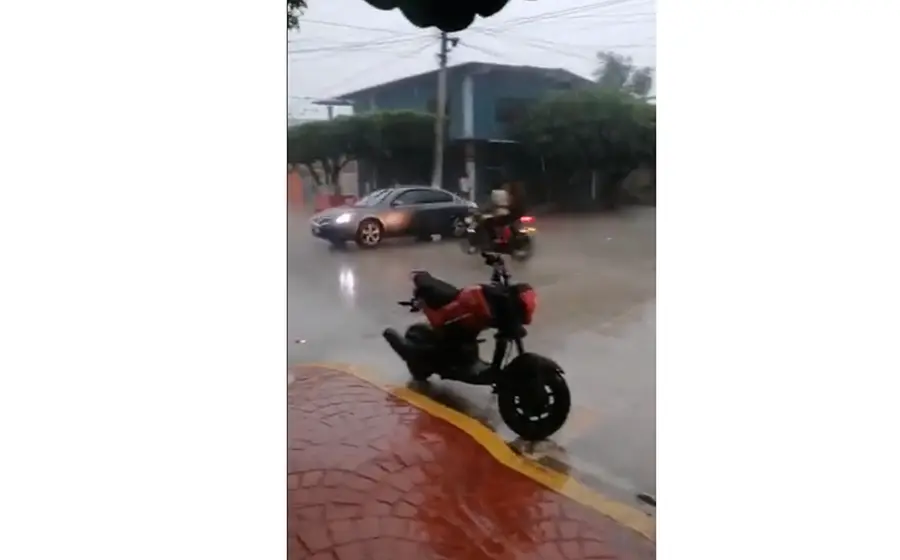 Accidente de moto en Suchiate