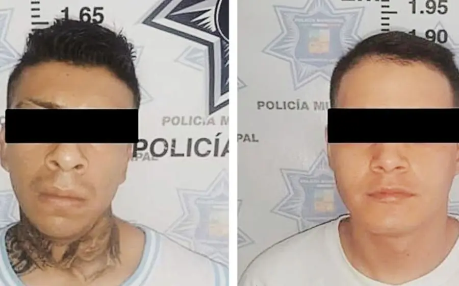  Armas y cartuchos asegurados a los detenidos.