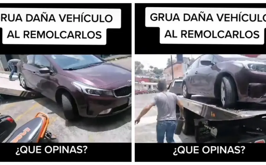 Arrastre de auto