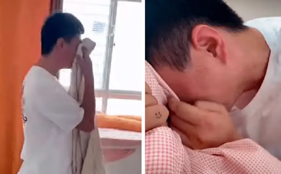 Padre estalla en llanto