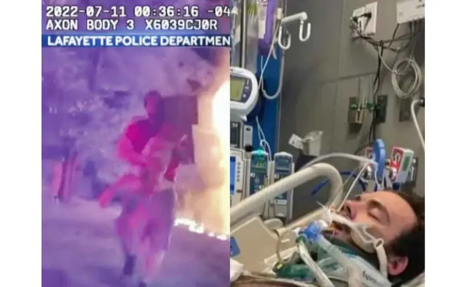 Héroe en incendio