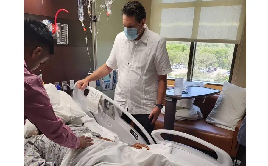 Oaxaqueño hospitalizado en Texas
