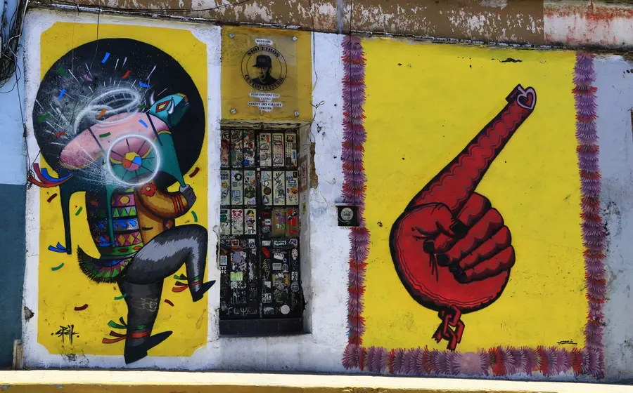 Fachada intervenida