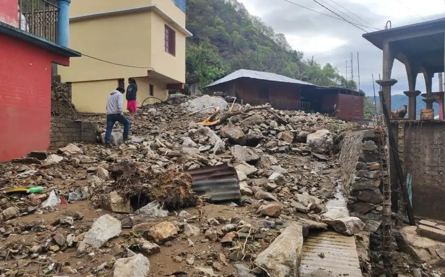 deslave por tormenta tropical