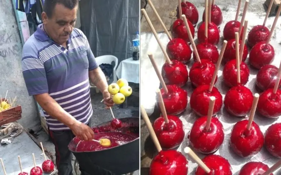 Manzanas con caramelo