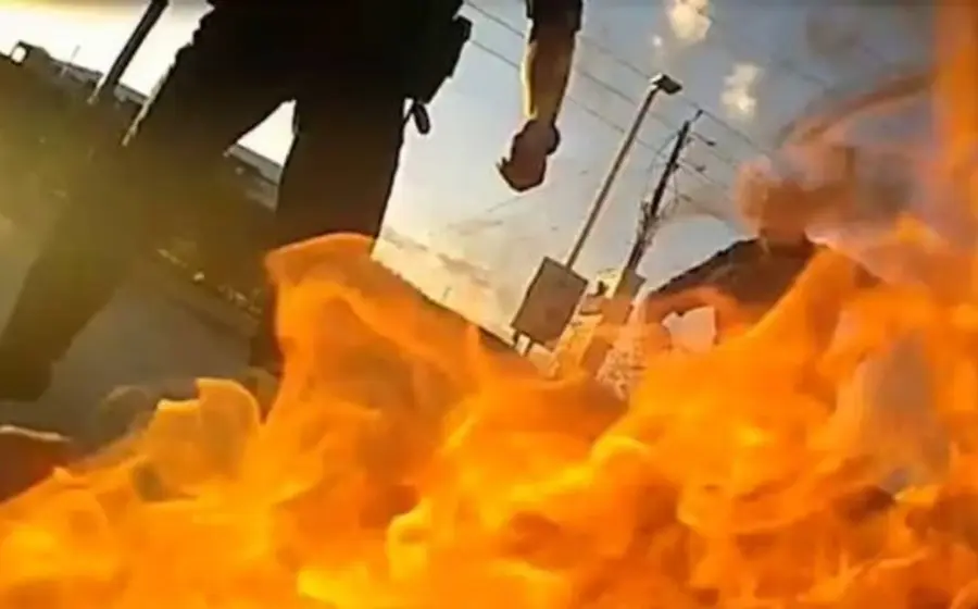 Incendio en gasolinera
