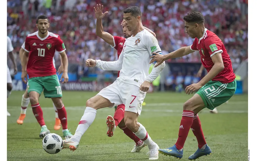 Cristiano Ronaldo abrió el marcador en el triunfo de Portugal.