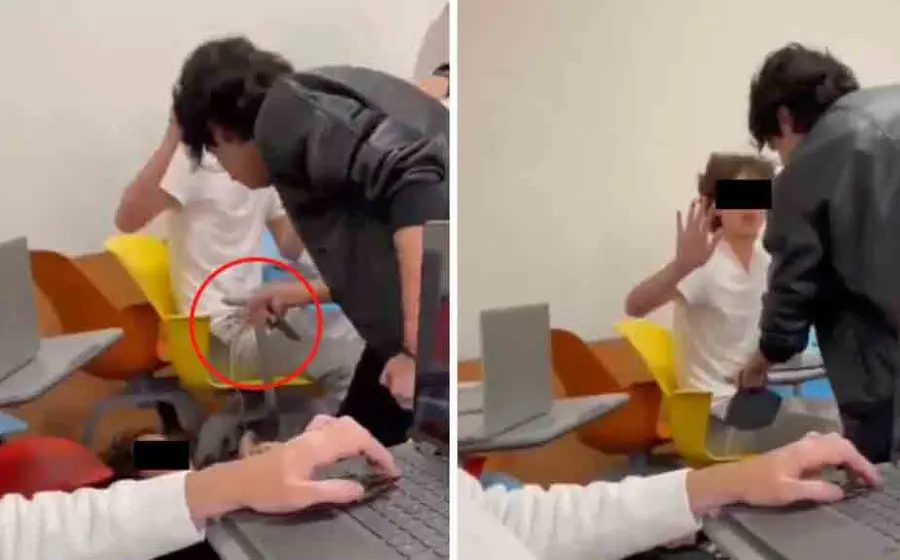 Al parecer el agresor era un joven de segundo de preparatoria.