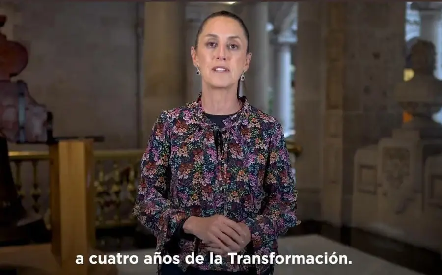 La Jefa de Gobierno de CdMx expuso que este 1 de diciembre de 2022 se cumplen cuatro años de la llegada de Andrés Manuel López Obrador a la Presidencia de la República.