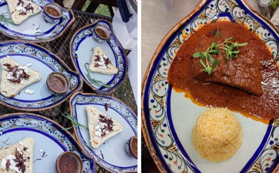 Al encuentro llevarán chileajo rojo y tetelas como platillo principal.