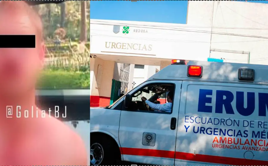 En el forcejeo los dos policías resultaron con lesiones.