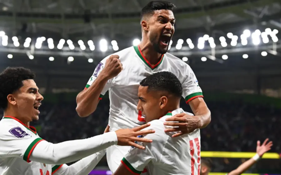 Marruecos pegó dos veces y le anularon un tercer gol. 