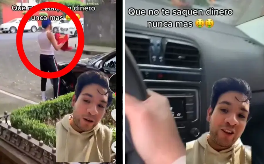 Usuarios critican la estrategia de conductor para alejar a limpiaparabrisas. 