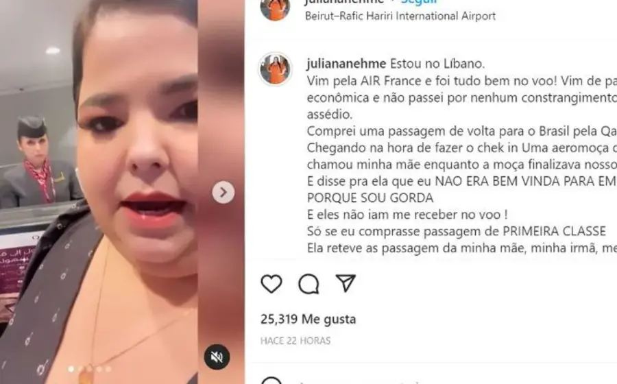 La aerolínea se negaba a devolver el equipaje que ya estaba facturado, por lo que la modelo se inconformó.