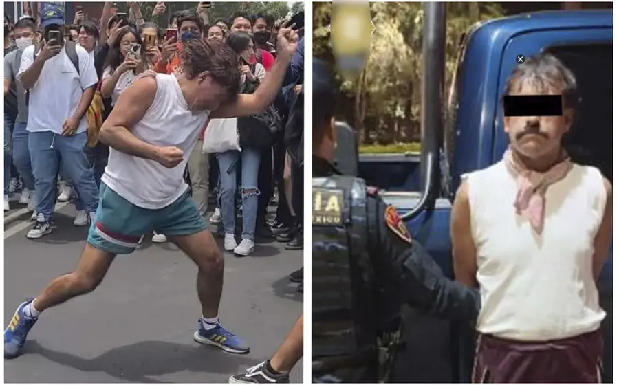 Alfredo ‘N’, el excatedrático del IPN que saltó a la fama por sostener una pelea con un alumno suyo en plena calle.