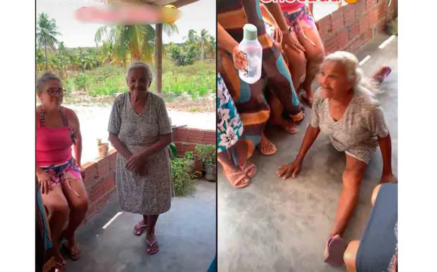 Noemia tiene 72 años y ha sorprendido al mundo con sus pasos de gimnasia.