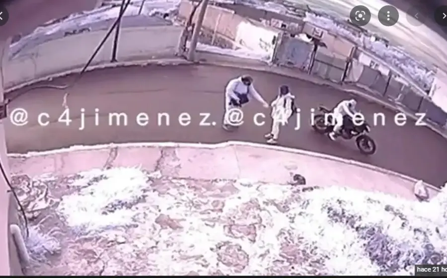En las imágenes se ve el asalto