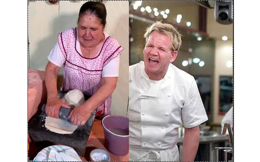 Doña Ángela y Gordon Ramsay