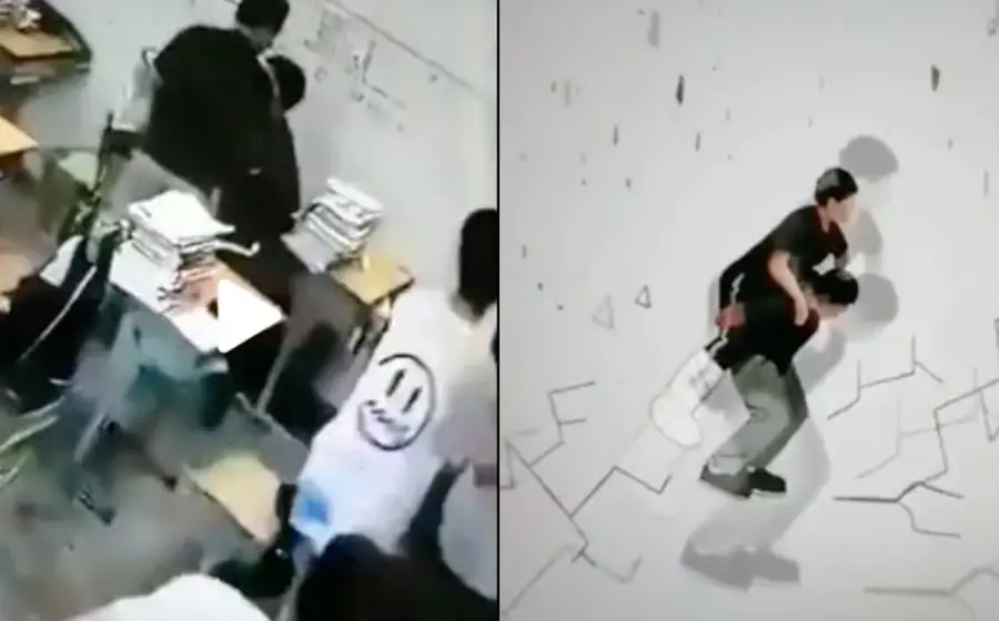 carga a su amigo para huir de incendio