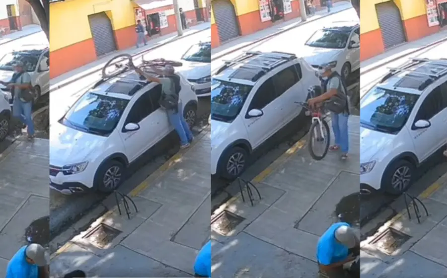 Secuencia-persona-roba-bicicleta