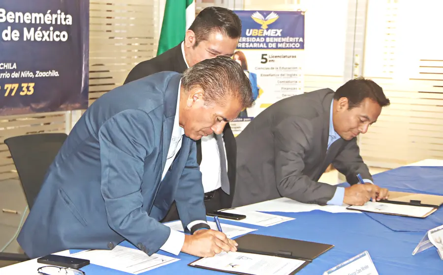 Firman convenio de colaboración entre Acreimex y UBEMEX.