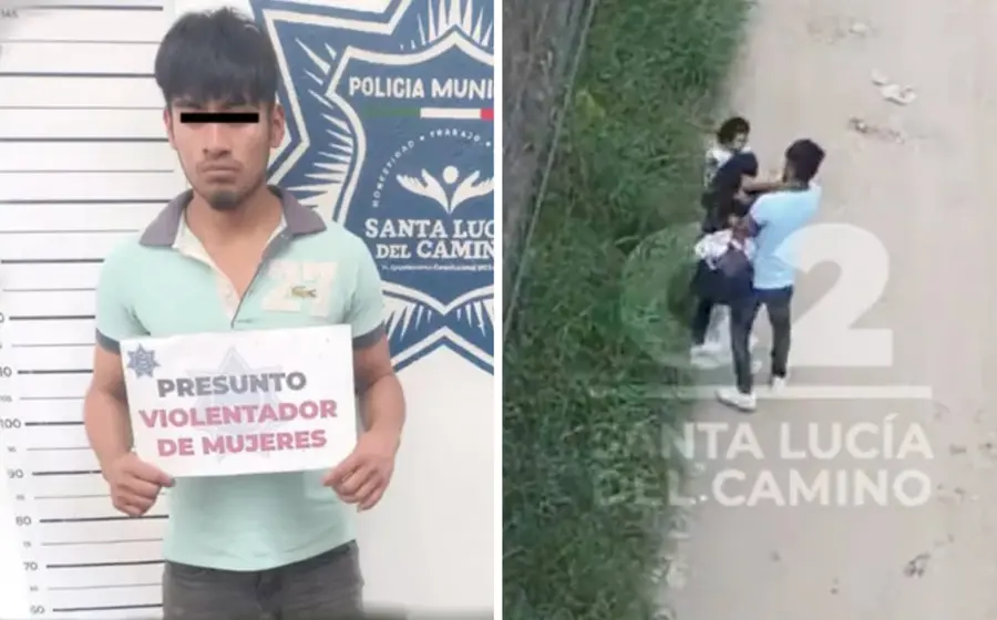 Fue captada en video la agresión hacia una mujer