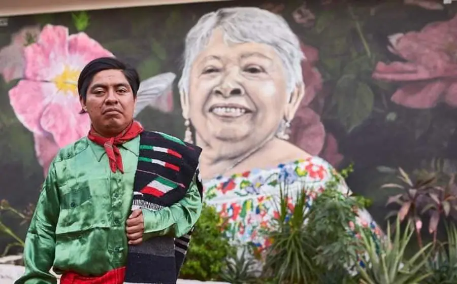  Joel Merino López, muralista triqui,
