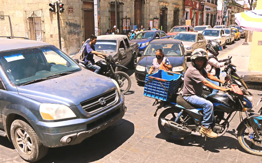 Calle congestionada