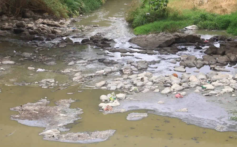 Río contaminado