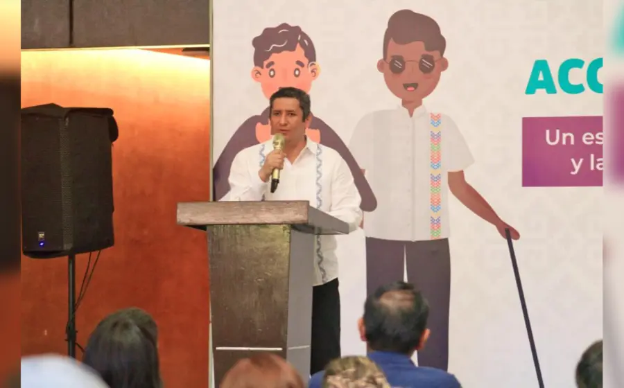 Bernardo Rodríguez Alamilla participó en el Foro “Personas con discapacidad, accesibilidad, inclusión, autonomía y dignidad”. Foto: Octavio Vélez