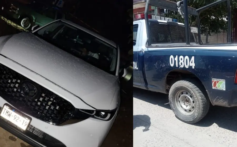Unidad de motor en el que viajaba la victima